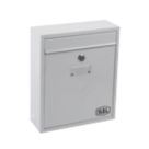 Smith & Locke  Compact Post Box White Powder-Coated