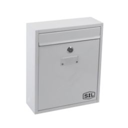 Smith & Locke  Compact Post Box White Powder-Coated