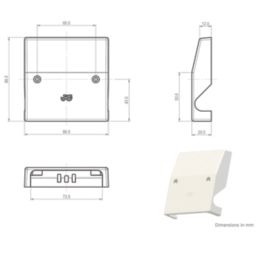 JG Speedfit Radiator Outlet Plate