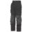 Snickers 3223 Floorlayer Work Trousers Grey/Black 33" W 35" L
