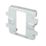 Hager Sollysta WMGF1 1-Module Grid Frame