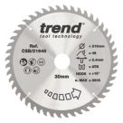 Trend CSB/21648 Wood/Chipboard/MDF Circular Saw Blade 216mm x 30mm 48T