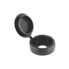 Timco 4-9ga 100 Pack Black Plastic Screw Caps