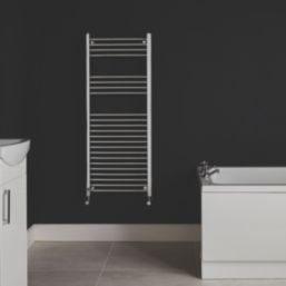 Flomasta 1200mm x 500mm 1228BTU Chrome Flat  Towel Radiator