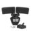 4lite  Outdoor LED Security Light With PIR Sensor Black 46W 3719lm
