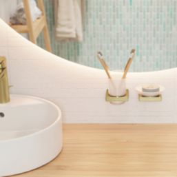 Hansgrohe AddStoris Toothbrush Tumbler Polished Gold Optic