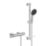 Grohe Precision Feel HP Rear-Fed Exposed Chrome Thermostatic Shower Mixer Set