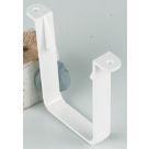 FloPlast  Square Pipe Clips White 65mm 10 Pack