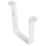 FloPlast  Square Pipe Clips White 65mm 10 Pack