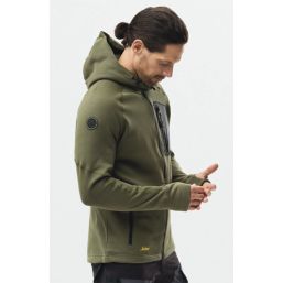 Snickers 8041 FlexiWork Hoodie Khaki Green X Large 46" Chest