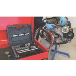 Draper MM/AF 1/2" Drive Socket Set 33 Pieces