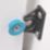 Button-Fix Type 2 Push-On Panel Fixings & Marker Tools Set Charcoal Black & Blue 30 Pieces