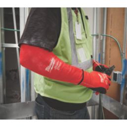 Milwaukee  Cut Resistant Sleeve 40cm Red One Size