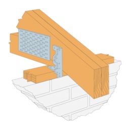 Simpson Strong-Tie Framing Anchor Brackets Galvanised 33mm x 33mm 10 Pack