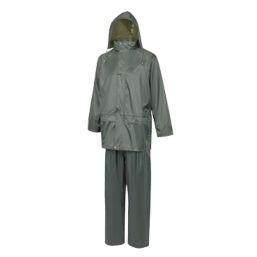 Site Gambrill Water-Repellent Rain Suit Green Large 52" Chest