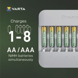 Varta Eco Charger Multi Recycled 8-Slot Battery Charger