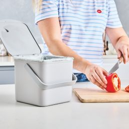 Minky  3.5Ltr Food Waste Caddy Grey