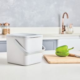 Minky  3.5Ltr Food Waste Caddy Grey