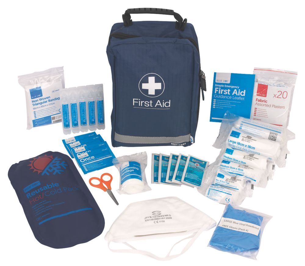 Wallace Cameron Plumbers First Aid Pouch 50 Pcs - Screwfix