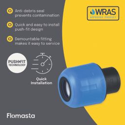 Flomasta  MDPE Stop End 20mm