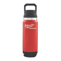 Milwaukee Packout Bottle with Chug Lid 710ml Red