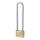 Smith & Locke  Brass   Long Shackle  Padlock 50mm