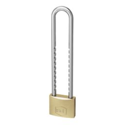 Smith & Locke  Brass   Long Shackle  Padlock 50mm