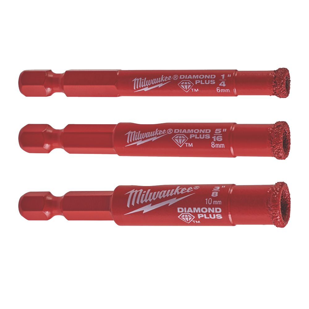 Milwaukee diamond drill bit set new arrivals