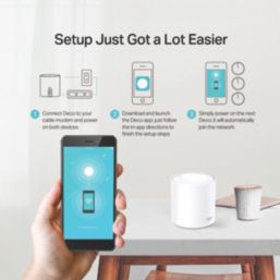 TP-Link Dual-Band Deco X20 Whole Home Mesh Wi-Fi System White 3 Pack