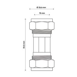 Flomasta Single Check Valve 15mm