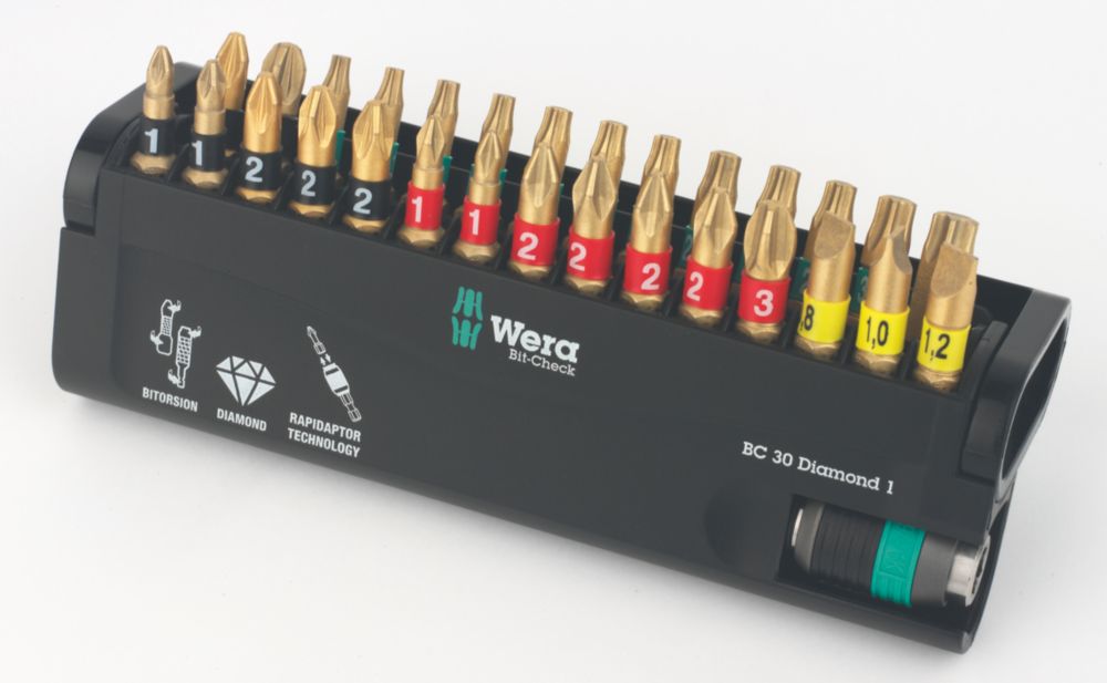 Wera Bit-Check 30 Diamond 1 1/4