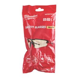 Milwaukee Enhanced Yellow Lens Safety Glasses