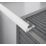 Diall 9mm Round PVC Tile Trim White 2.5m