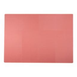 Essentials  Interlocking Floor Tiles Red 20mm 12 Pack