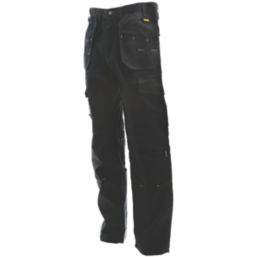 DeWalt Pro Tradesman Work Trousers Black 36" W 29" L