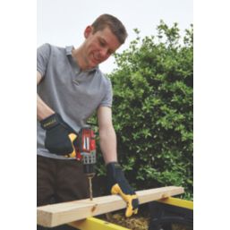 Stanley Hybrid Performance Leather Gloves Black Large