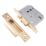 ERA  5 Lever Brass Mortice Sashlock 76mm Case - 56mm Backset