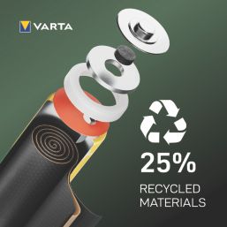 Varta  Rechargeable AA 1.2V Ni-MH Batteries 4 Pack