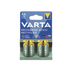 Varta  Rechargeable AA 1.2V Ni-MH Batteries 4 Pack