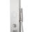 Swirl ST-88A9 Rear-Fed Brushed Stainless Steel  Panel Shower