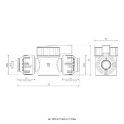 Flomasta Shut-Off Valve 15mm