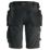 Snickers 6141 Stretch Work Shorts Black 33" W