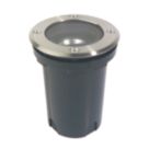 4lite  120mm Outdoor Round LED Recessed Ground Light Stainless Steel 6W 229lm
