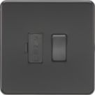 Knightsbridge  13A Switched Fused Spur  Matt Black