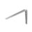 Essentials Cantilever Shelf Brackets Silver 270mm x 190mm 20 Pack
