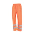 Site Huske Hi-Vis Overtrousers Elasticated Waist Orange Small 25" W 30" L