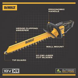 DEWALT  DCMHT567N-GB 60cm 18V 1 x 5Ah Li-Ion XR Brushless Cordless Hedge Trimmer