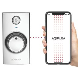 Aqualisa Visage HP/Combi Rear-Fed Chrome Thermostatic Smart Shower