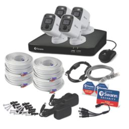 Swann Enforcer SWDVK-856804MQB-EU 2TB HDDGB 8-Channel 4K DVR CCTV Kit & 4 Indoor & Outdoor Cameras