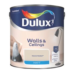 Dulux Walls & Ceilings 2.5Ltr Natural Hessian Matt Emulsion  Paint